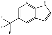 1H-Pyrrolo[2,3-b]pyridine, 5-(trifluoromethyl)- Structural