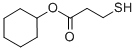 CYCLOHEXYL 3-MERCAPTOPROPIONATE Structural