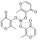 ALUMINUM 3-HYDROXY-2-METHYL-4-PYRONATE Structural