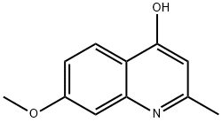 7-METHOXY-2-METHYL-4-QUINOLINOL Structural