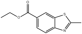 ETHYL 2-METHYL-1,3-BENZOTHIAZOLE-6-CARBOXYLATE Structural