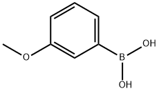 3-Methoxyphenylboronic acid Structural