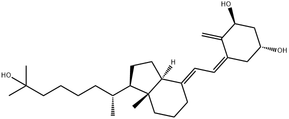 24-homo-1,25-dihydroxyvitamin D3 Structural