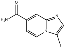 IMidazo[1,2-a]pyridine-7-carboxaMide, 3-iodo- Structural