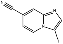 IMidazo[1,2-a]pyridine-7-carbonitrile, 3-iodo- Structural