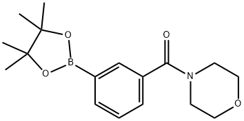 4-[3-(4,4,5,5-Tetramethyl-1,3,2-dioxaborolan-2-yl)benzoyl]morpholine Structural