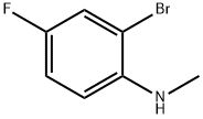 2-bromo-4-fluoro-N-methylaniline Structural