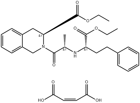 [3S-[2[R*(R*)],3R*]]-2-[2-[[1-(Ethoxycarbonyl)-3-phenylpropyl]aMino]-1-oxopropyl]-1,2,3,4-tetrahydro-3-isoquinolinecarboxylic Acid Ethyl Ester (2Z)-2-Butenedioate