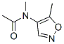 Acetamide, N-methyl-N-(5-methyl-4-isoxazolyl)- (9CI) Structural