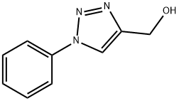 (1-Phenyl-1H-1,2,3-triazol-4-yl)methanol Structural