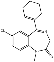 TETRAZEPAM Structural