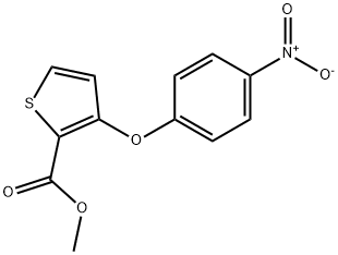 METHYL 3-(4-NITROPHENOXY)-2-THIOPHENECARBOXYLATE Structural