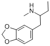 N-Methyl-1-(3,4-methylenedioxyphenyl)-2-butanamine Structural