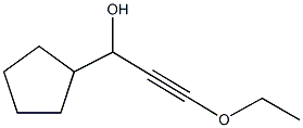 a-(2-Ethoxyethynyl)-cyclopentanemethanol Structural