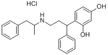 1,3-Benzenediol, 4-(3-((1-methyl-2-phenylethyl)amino)-1-phenylpropyl)- , hydrochloride