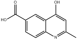 4-HYDROXY-2-METHYL-QUINOLINE-6-CARBOXYLIC ACID Structural