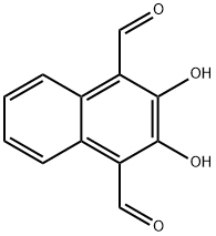 2,3-DIHYDROXYNAPHTHALENE-1,4-DICARBALDEHYDE
 Structural