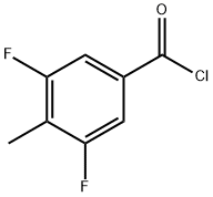 Benzoyl chloride, 3,5-difluoro-4-methyl- (9CI) Structural