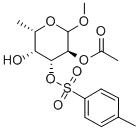 3-O-(4-TOLUENESULFONYL)-2-O-ACETYL-L-METHYLFUCOSIDE Structural