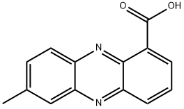 7-METHYL-PHENAZINE-1-CARBOXYLIC ACID Structural