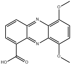 6,9-DIMETHOXY-PHENAZINE-1-CARBOXYLIC ACID Structural