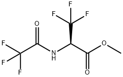 METHYL 3,3,3-TRIFLUORO-N-(TRIFLUOROACETYL)ALANINATE Structural