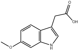 6-METHOXYINDOLE-3-ACETIC ACID Structural