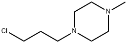 1-Methyl-4-(3-chloropropyl)piperazine Structural