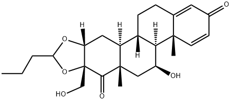 16α,17-[(1RS)-Butylidenebis(oxy)]-11β-hydroxy-17-(hydroxyMethyl)-D-hoMoandrosta-1,4-diene-3,17a-dione 
(Mixture of DiastereoMers)