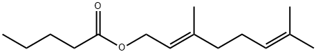 geranyl valerate Structural