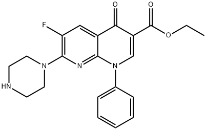 6-FLUORO-4-OXO-1-PHENYL-7-PIPERAZIN-1-YL-1,4-DIHYDRO-[1,8]NAPHTHYRIDINE-3-CARBOXYLIC ACID ETHYL ESTER