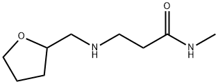 N-Methyl-3-[(tetrahydro-2-furanylmethyl)amino]-propanamide Structural