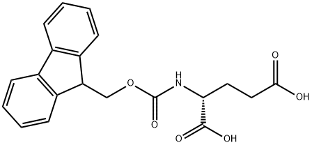 N-[(9H-FLUOREN-9-YLMETHOXY)CARBONYL]-D-GLUTAMIC ACID Structural