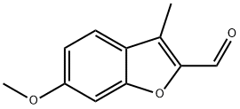 2-BENZOFURANCARBOXALDEHYDE, 6-METHOXY-3-METHYL- Structural