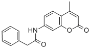 4-METHYL-7-(PHENYLACETAMIDO)COUMARIN Structural