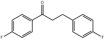 4'-FLUORO-3-(4-FLUOROPHENYL)PROPIOPHENONE Structural