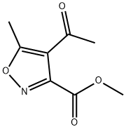 METHYL 4-ACETYL-5-METHYLISOXAZOLE-3-CARBOXYLATE Structural