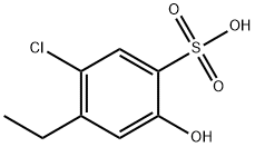 5-CHLORO-4-ETHYL-2-HYDROXYBENZENESULFONIC ACID Structural