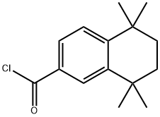 5,5,8,8-TETRAMETHYL-5,6,7,8-TETRAHYDRO-2-NAPHTHALENECARBONYL CHLORIDE Structural