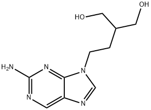 2-[2-(2-AMINO-9H-PURIN-9-YL)ETHYL]-1,3-PROPANEDIOL Structural Picture