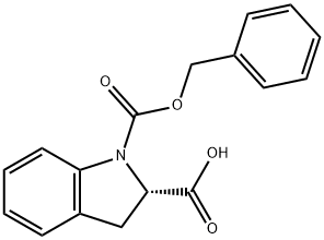 (S)2,3-DIHYDRO-INDOLE-1,2-DICARBOXYLIC ACID 1-BENZYL ESTER Structural