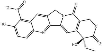 10-HYDROXY-9-NITROCAMPTOTHECIN Structural