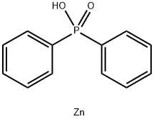 zinc bis[diphenylphosphinate] Structural