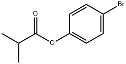 Propanoic acid, 2-Methyl-, 4-broMophenyl ester Structural