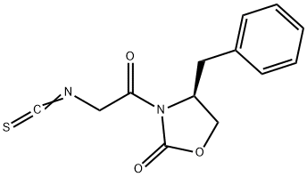 N-(ISOTHIOCYANOACETYL)-(4R)-BENZYL-2-OXAZOLIDINONE Structural