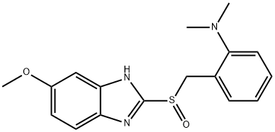 2-(2-DIMETHYLAMINOBENZYLSULFINYL)-5-METHOXYBENZIMIDAZOLE