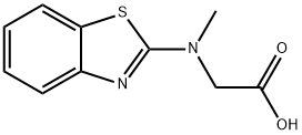 Glycine, N-2-benzothiazolyl-N-methyl- (9CI) Structural