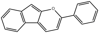 Indeno[2,1-b]oxine, 2-phenyl- Structural
