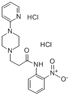 1-Piperazinepropanamide, N-(2-nitrophenyl)-4-(2-pyridinyl)-, dihydroch loride