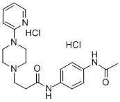 1-Piperazinepropanamide, N-(4-(acetylamino)phenyl)-4-(2-pyridinyl)-, d ihydrochloride Structural